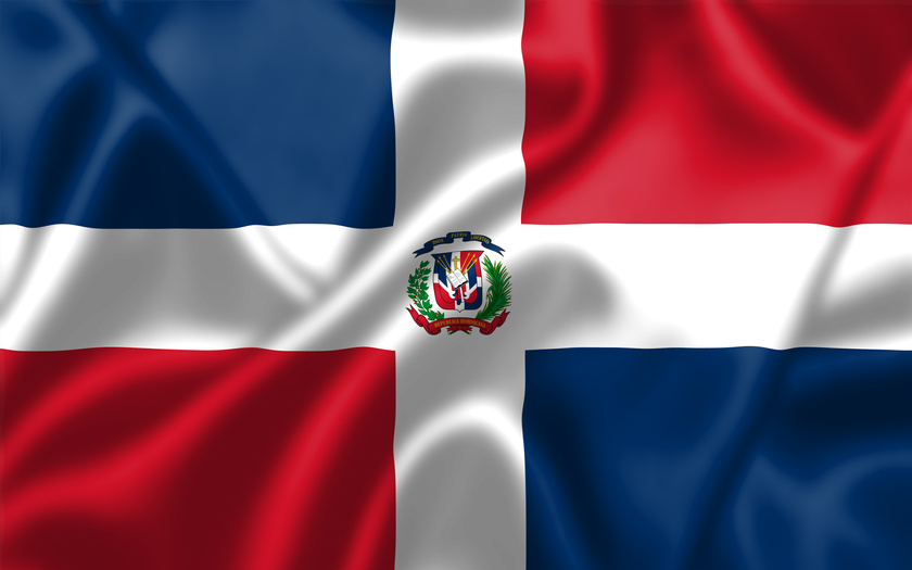The Dominican Republic Flag 