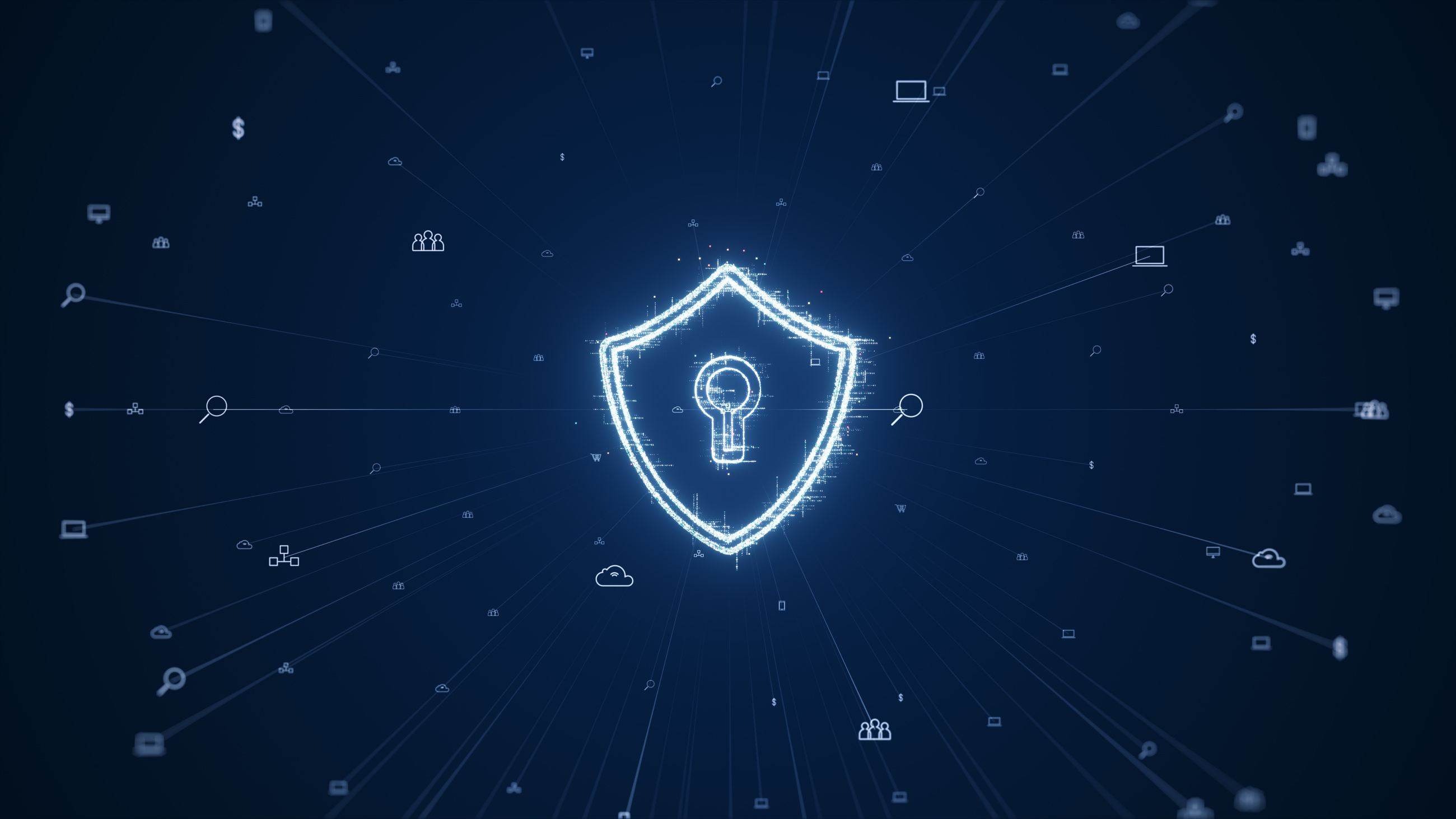 Cybersecurity concept.