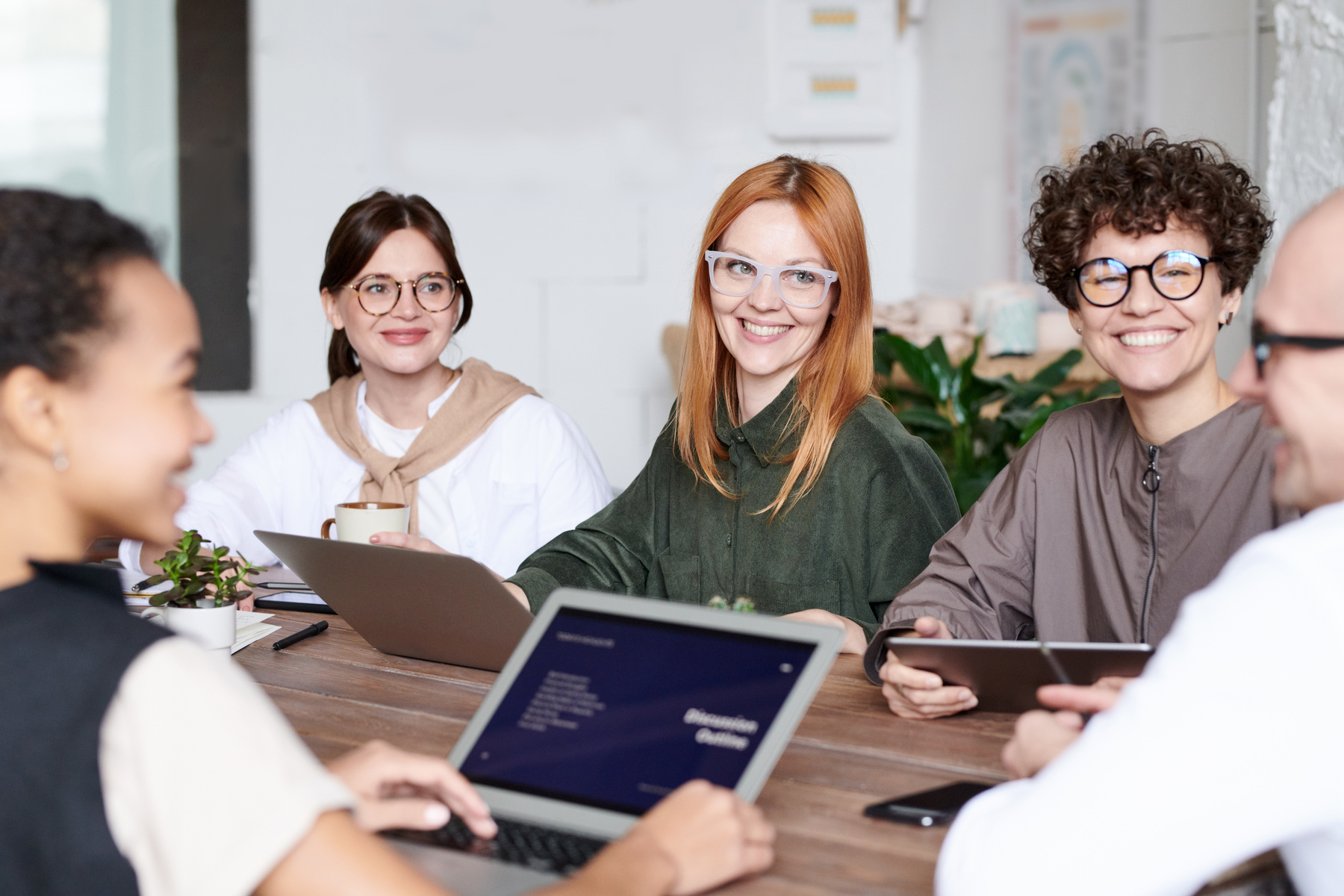 Group of People Sitting